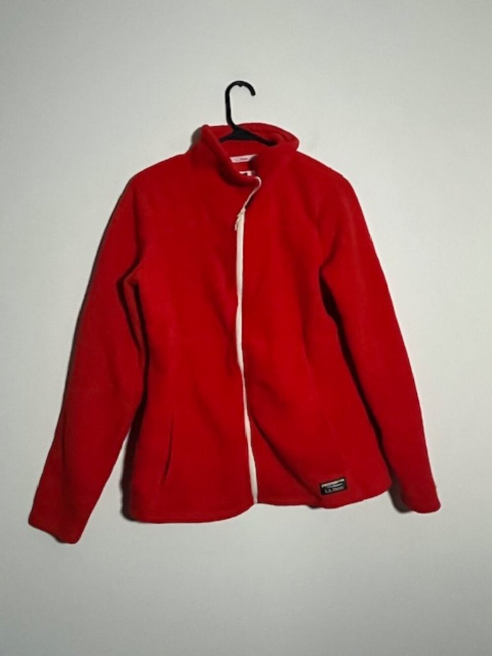 L.L. Bean Orange Fleece Size Large